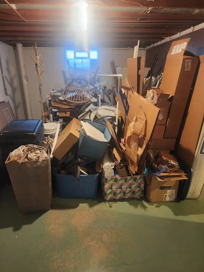 Roll-off dumpster container at job site for Yard Waste Dumpster Rental in Lordstown